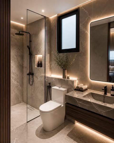 Kondominium untuk Dijual di Quartz @ Queens Residenz, Queensville - Jack Lee - Bathroom - PropertyGuru.com.my