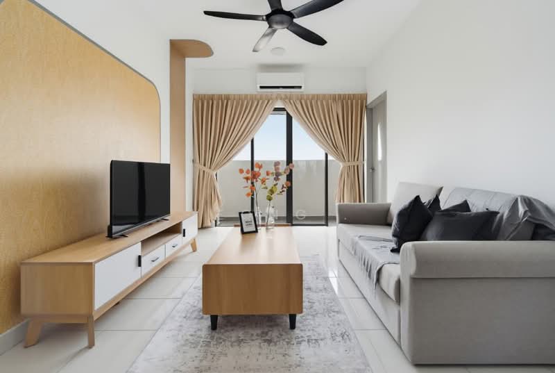Service Residence for Rent at Residensi Bukit Tiara - Yeong . - Living Room - PropertyGuru.com.my