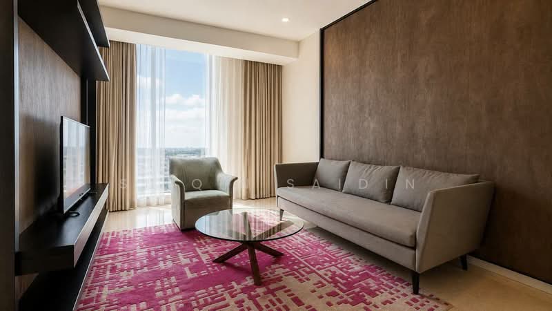 Servis Apartment untuk Dijual di Tropicana The Residences - Shiqin Saidin - Living Room - PropertyGuru.com.my