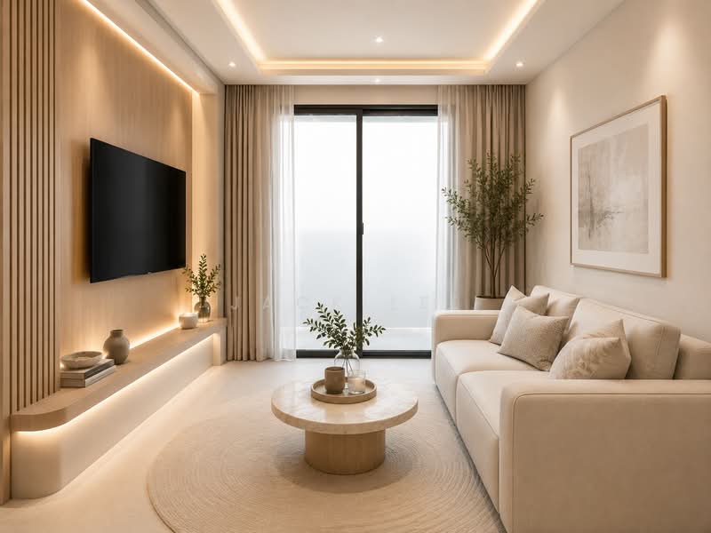 Condominium for Sale at RV2 Residence (Riverville Residences 2) - Jack Lee - Living Room - PropertyGuru.com.my