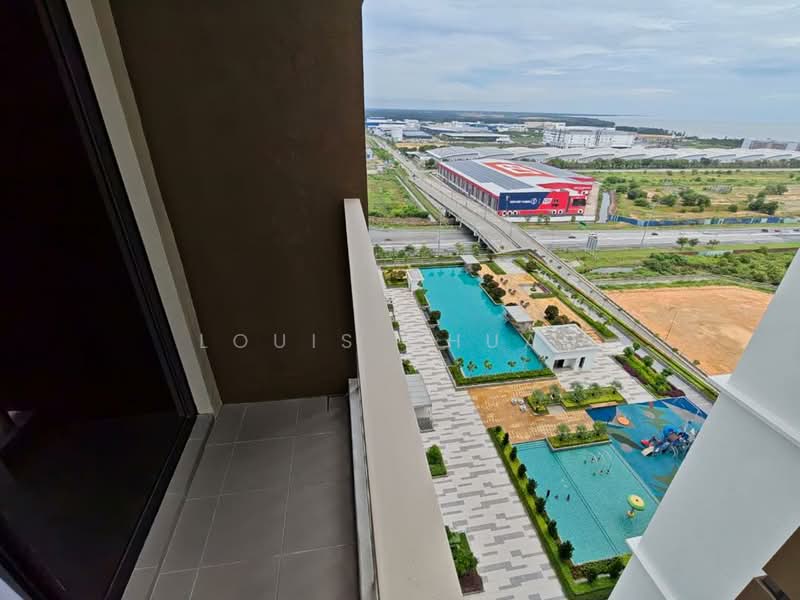Service Residence for Rent at Vivo Executive Apartment - Louis Chuah - Balcony - PropertyGuru.com.my