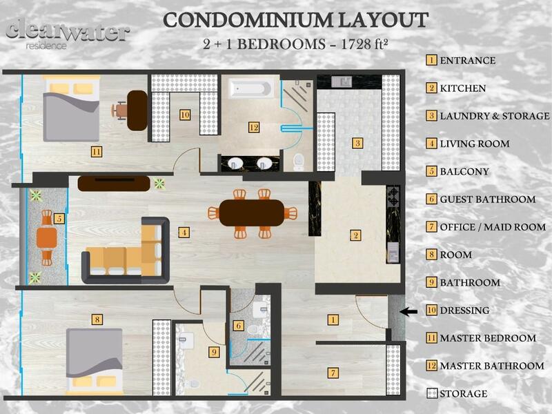 Servis Apartment untuk Dijual di Clearwater Residences - Jeanne Tan - PropertyGuru.com.my
