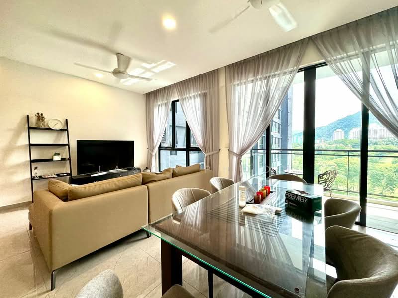 Kondominium untuk Disewa di Muze @ PICC - Jason Phoon - Living Room - PropertyGuru.com.my