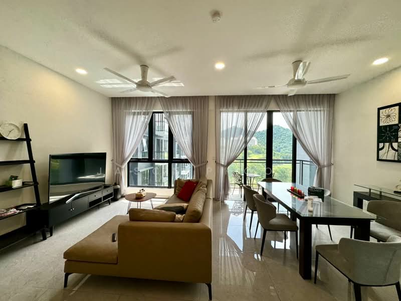 Kondominium untuk Disewa di Muze @ PICC - Jason Phoon - Living Room - PropertyGuru.com.my