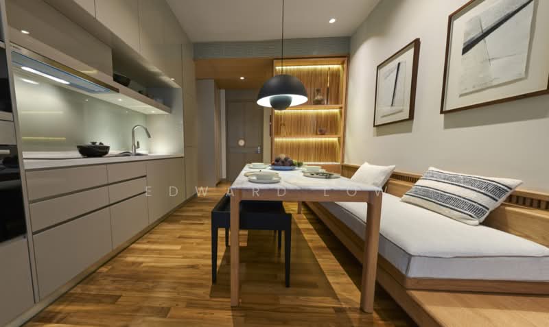 Kediaman Servis untuk Dijual di Conlay Signature Suites by E&O - Edward Low - Kitchen - PropertyGuru.com.my