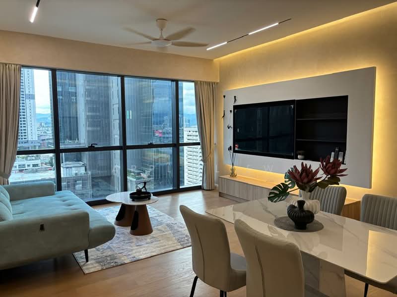 Servis Apartment untuk Dijual di TRX Residences - Apple Liew - Living Room - PropertyGuru.com.my