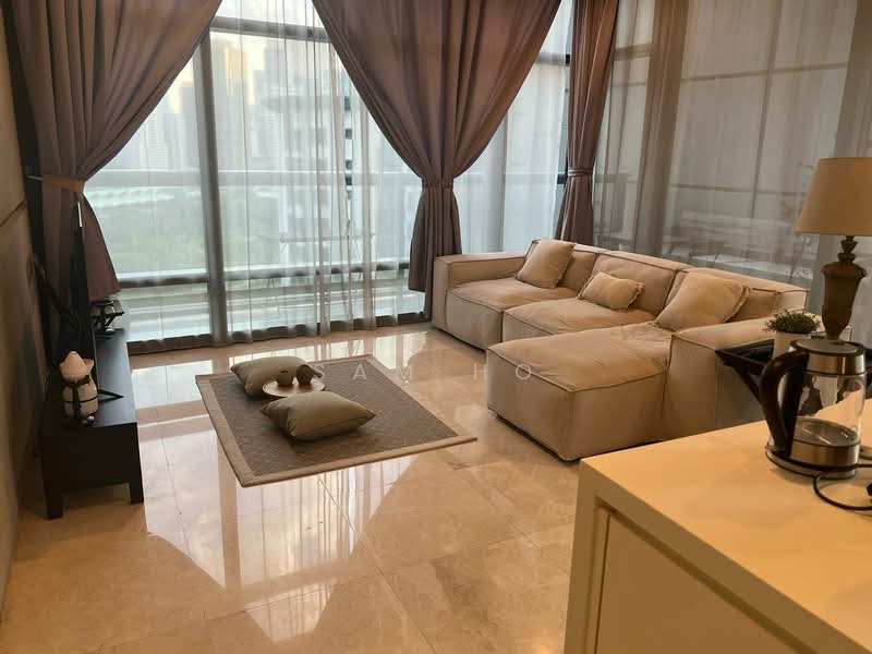 Kondominium untuk Disewa di Condominium @ The Troika - Sam Ho - Living Room - PropertyGuru.com.my