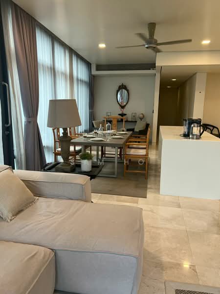 Kondominium untuk Disewa di Condominium @ The Troika - Sam Ho - Living Room - PropertyGuru.com.my