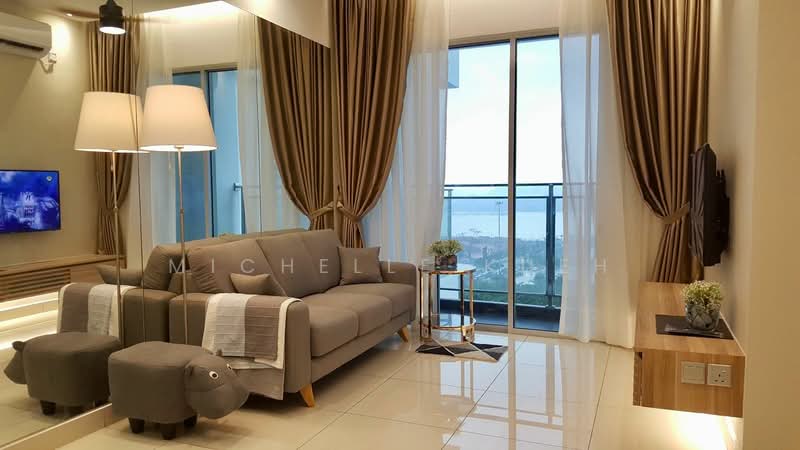 Service Residence for Rent at Sky Habitat - Michelle Kueh - Living Room - PropertyGuru.com.my