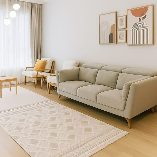 Kondominium untuk Disewa di Sky Awani Residensi 2 - CK Lee - Living Room - PropertyGuru.com.my