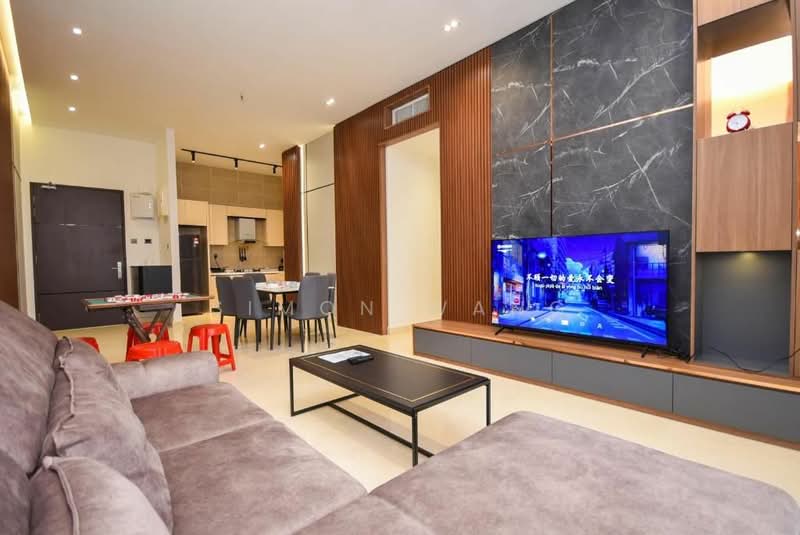 Servis Apartment untuk Dijual di TriTower Residence @ Johor Bahru Sentral - Simon Wang - Living Room - PropertyGuru.com.my