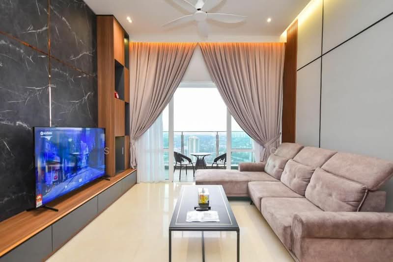 Servis Apartment untuk Dijual di TriTower Residence @ Johor Bahru Sentral - Simon Wang - Living Room - PropertyGuru.com.my