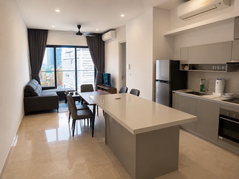 Service Residence for Rent at Lucentia Residences - Hui Qi - Living Room - PropertyGuru.com.my