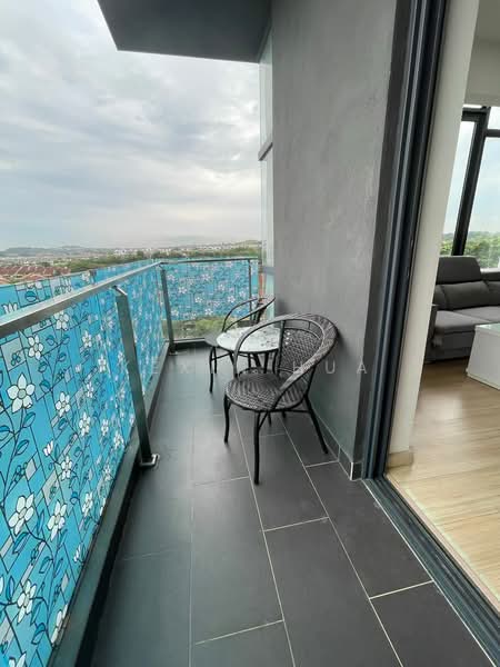 Service Residence for Sale at Cube 8 Teens - Kexin Hua - Balcony - PropertyGuru.com.my