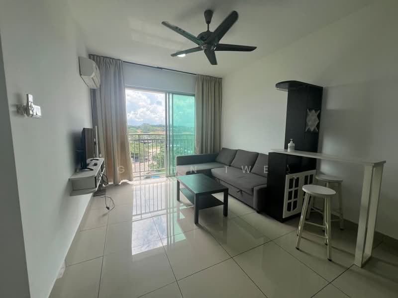 Service Residence for Rent at D'Tasek Residences (Tasek Impian) - Glenn Twe - Living Room - PropertyGuru.com.my