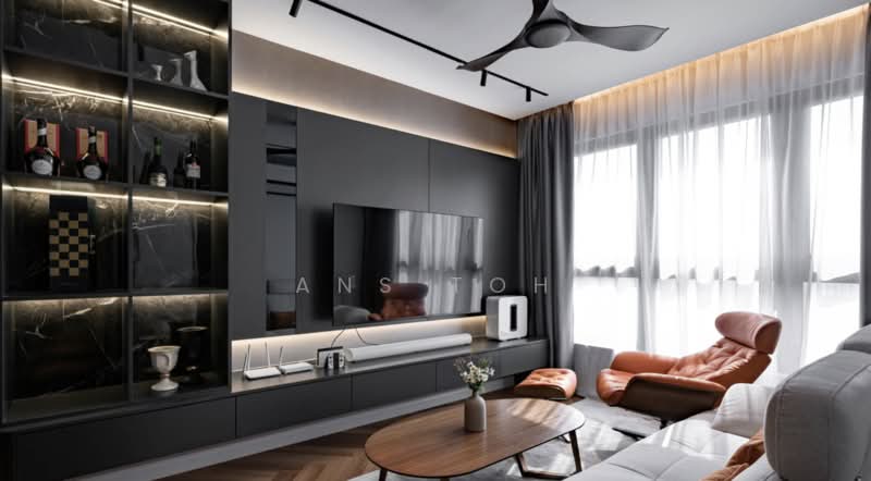 Service Residence for Sale at Skyluxe On The Park Bukit Jalil - Yik Chuen - Living Room - PropertyGuru.com.my