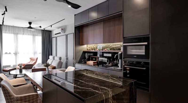 Service Residence for Sale at Skyluxe On The Park Bukit Jalil - Yik Chuen - Living Room - PropertyGuru.com.my