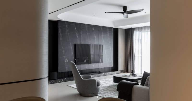 Condominium for Sale at The Rainz - Yik Chuen - Living Room - PropertyGuru.com.my