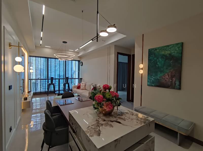 Servis Apartment untuk Dijual di Core Residence @ TRX - Angie Fun - Living Room - PropertyGuru.com.my