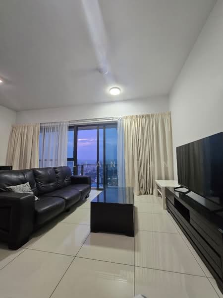 Servis Apartment untuk Disewa di Setia SKY Residences - Lilian Tan - Living Room - PropertyGuru.com.my