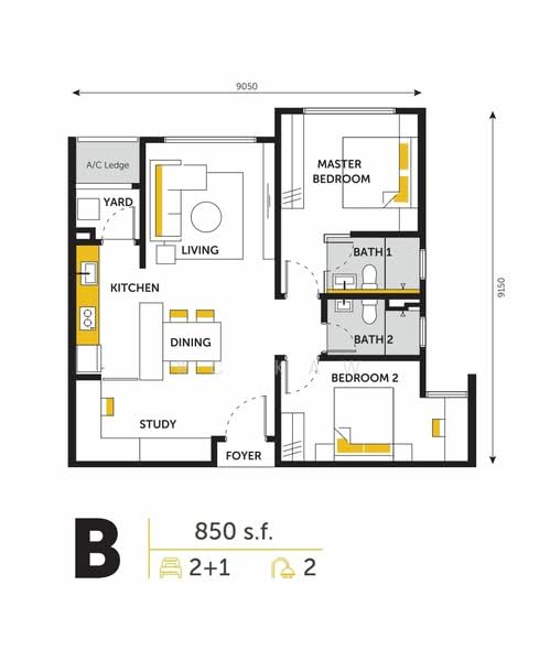 Servis Apartment untuk Disewa di Emerald 9 - KC KAW - PropertyGuru.com.my