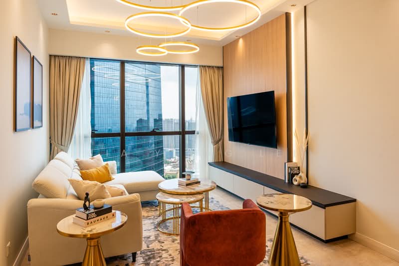 Service Residence for Sale at TRX Residences - Jia Yirng Lee - Living Room - PropertyGuru.com.my