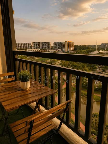 Service Residence for Sale at Suria Residence - Mohd Zakri Mohd Zamberi - Balcony - PropertyGuru.com.my