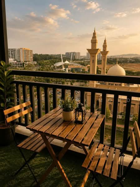Service Residence for Sale at Suria Residence - Mohd Zakri Mohd Zamberi - Balcony - PropertyGuru.com.my
