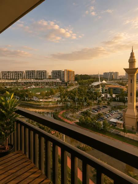 Service Residence for Sale at Suria Residence - Mohd Zakri Mohd Zamberi - Balcony - PropertyGuru.com.my