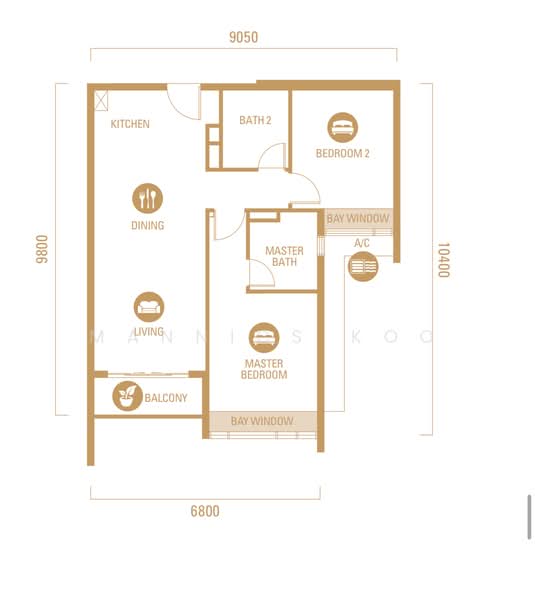 Service Residence for Sale at R&F Princess Cove Phase 1 - Mannics Koo - PropertyGuru.com.my