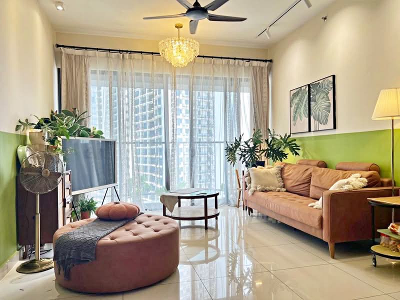 Service Residence for Sale at Setia City Residences - Ray Lee - Living Room - PropertyGuru.com.my