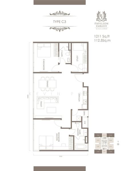 Servis Apartment untuk Dijual di Service Suites @ Pavilion Embassy - Kevin Poh - PropertyGuru.com.my