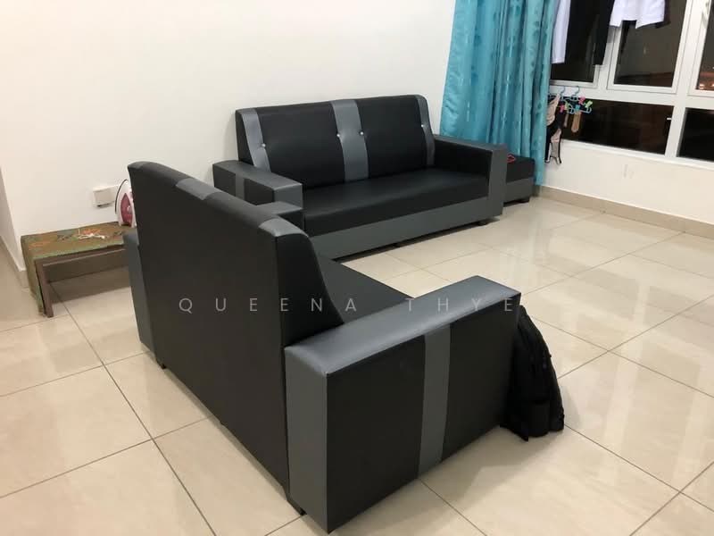 Service Residence for Rent at Pangsapuri Tanah Emas (Golden Sands) - Queena Thye - Living Room - PropertyGuru.com.my