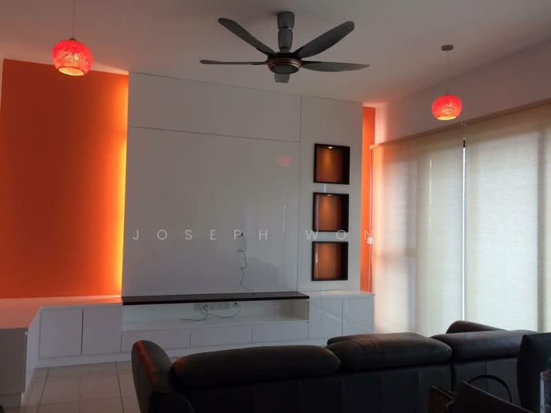 Servis Apartment untuk Disewa di Setia SKY Residences - Joseph Wong - Living Room - PropertyGuru.com.my