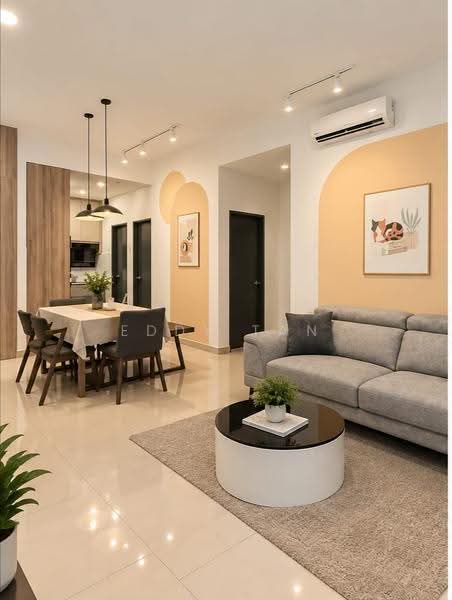 Condominium for Sale at The Coronade Residences - Eddy Tan - Living Room - PropertyGuru.com.my