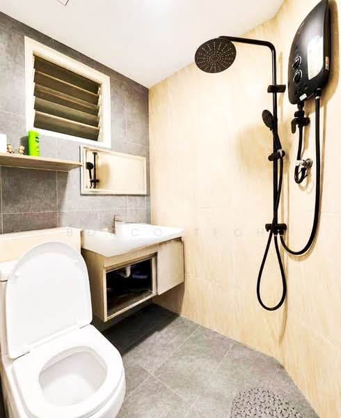 Pangsapuri untuk Disewa di Indah Kota Apartment - Bosco Teoh - Bathroom - PropertyGuru.com.my