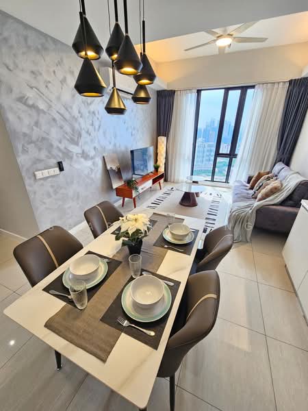Service Residence for Sale at The Sentral Suites - Sharon Wong - Dining Room - PropertyGuru.com.my