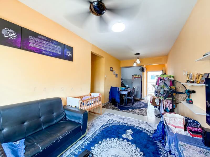 Apartment for Sale at Pangsapuri Seruling - Faisal Abu Omar - Living Room - PropertyGuru.com.my