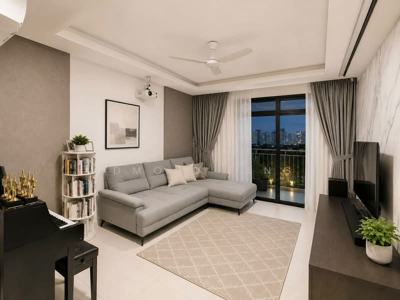 Servis Apartment untuk Dijual di Sky Peak Residences - Edmond Tang - Living Room - PropertyGuru.com.my