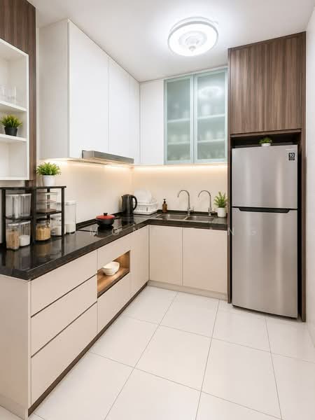 Servis Apartment untuk Dijual di Sky Peak Residences - Edmond Tang - Kitchen - PropertyGuru.com.my