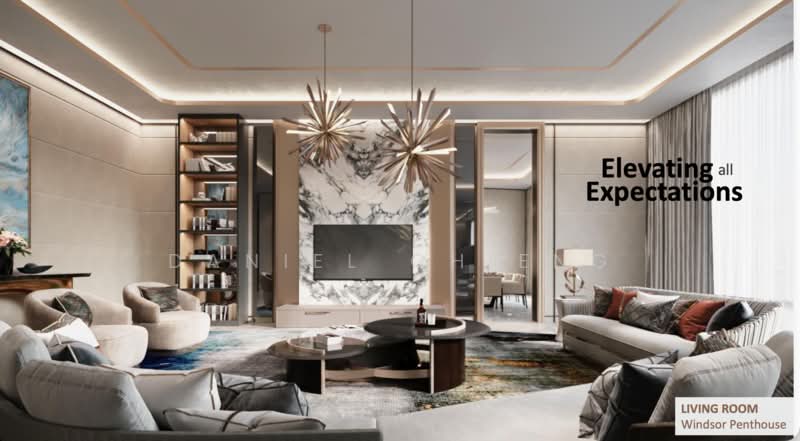 Service Residence for Sale at Pavilion Damansara Heights - Daniel Chieng - Living Room - PropertyGuru.com.my