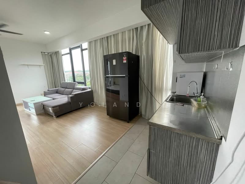 Service Residence for Sale at Cube 8 Teens - Yoland . - Living Room - PropertyGuru.com.my