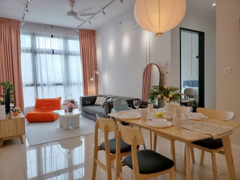 Service Residence for Sale at Paradigm Residence - Pohguan Ng - Living Room - PropertyGuru.com.my