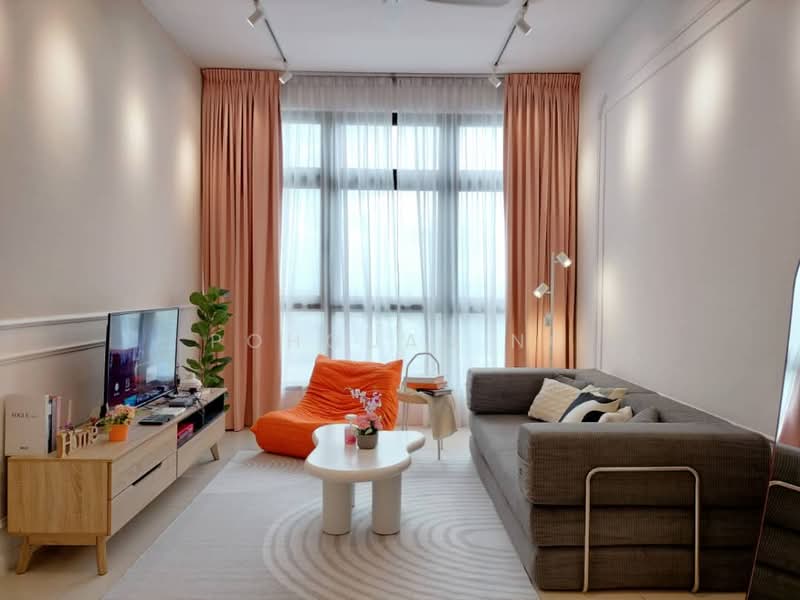 Service Residence for Sale at Paradigm Residence - Pohguan Ng - Living Room - PropertyGuru.com.my