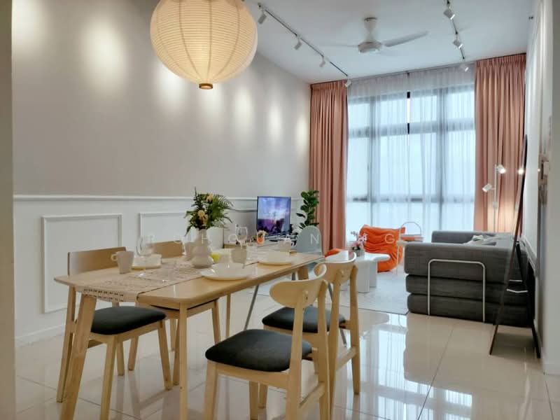 Service Residence for Sale at Paradigm Residence - Pohguan Ng - Living Room - PropertyGuru.com.my