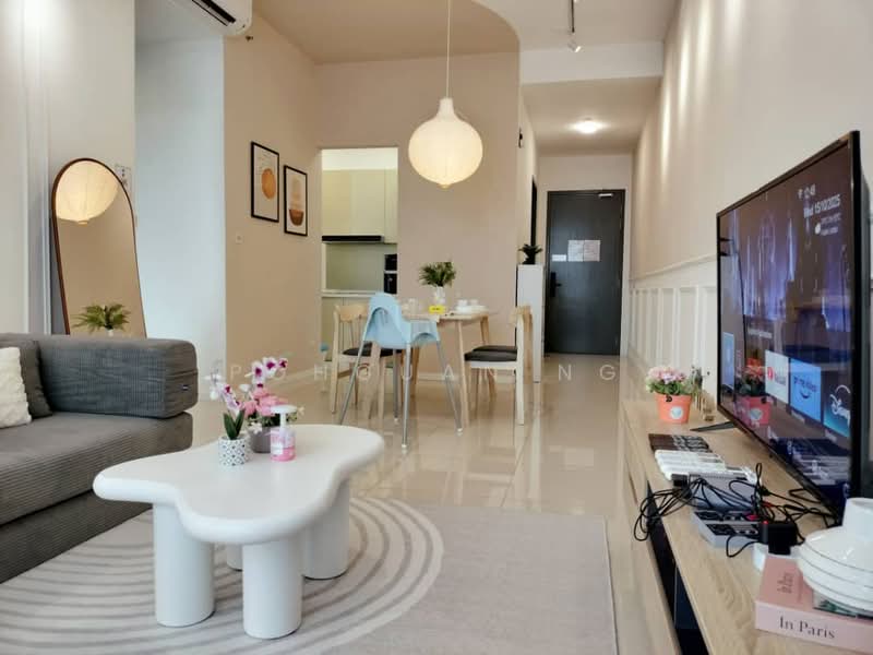 Service Residence for Sale at Paradigm Residence - Pohguan Ng - Living Room - PropertyGuru.com.my