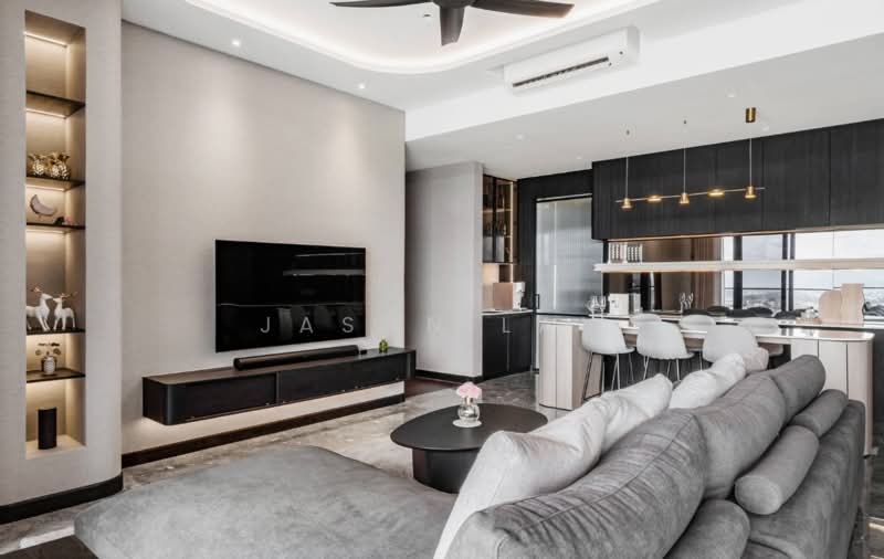 Kondominium untuk Dijual di Five Stones - Jason Lau - Living Room - PropertyGuru.com.my
