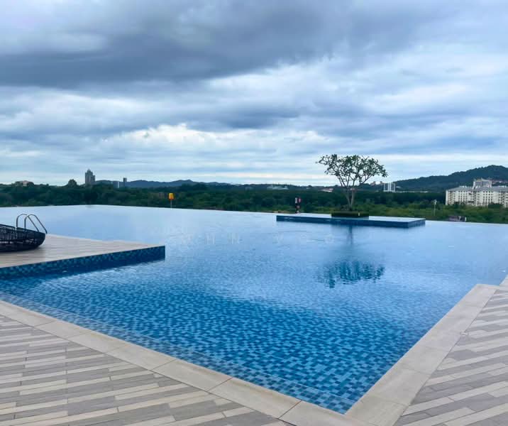 Service Residence for Sale at Elemen Utara KK - John Voo - Pool - PropertyGuru.com.my