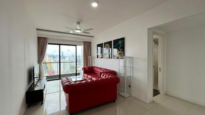 Kediaman Servis untuk Disewa di Duta Park Residences - KK Lim - Living Room - PropertyGuru.com.my