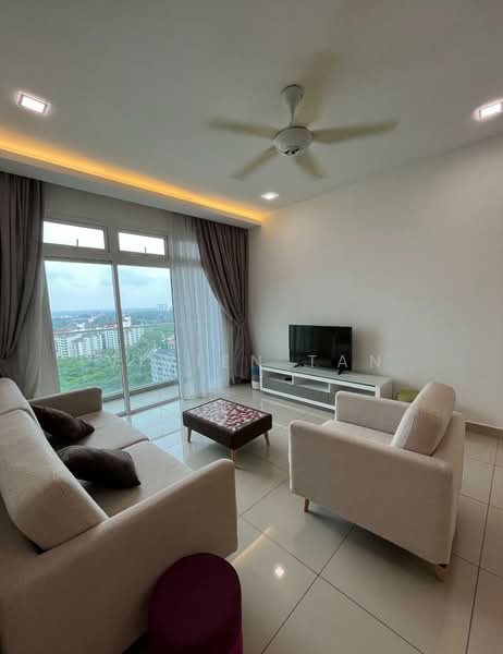 Service Residence for Rent at Twin Galaxy (Dwi Galaksi) - Vivien Tan - Living Room - PropertyGuru.com.my